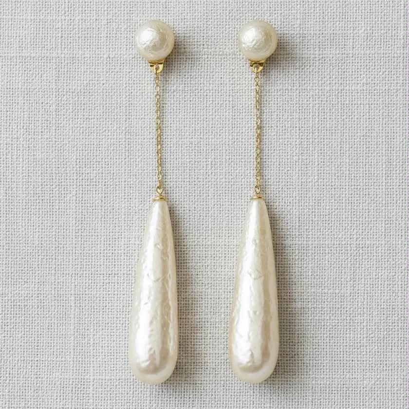 Pearl Teardrop Earrings