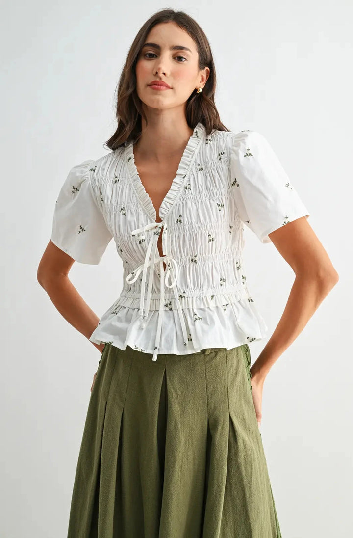 Meredith Peplum Blouse