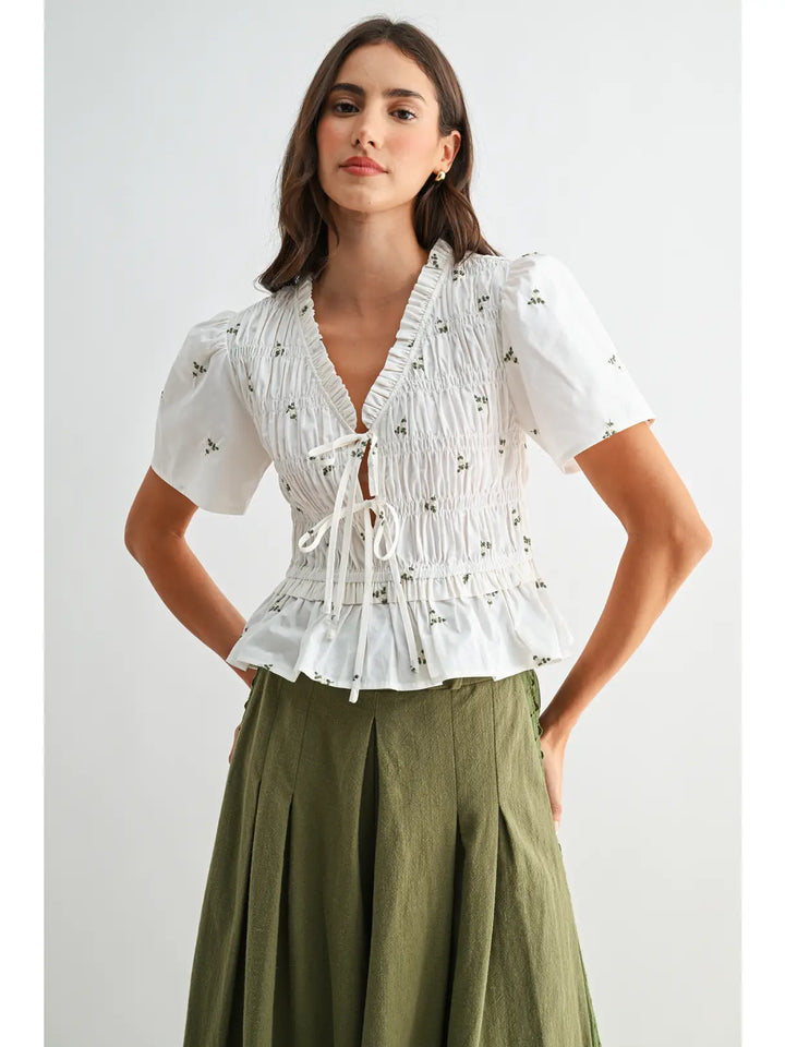 Sofia Peplum Blouse