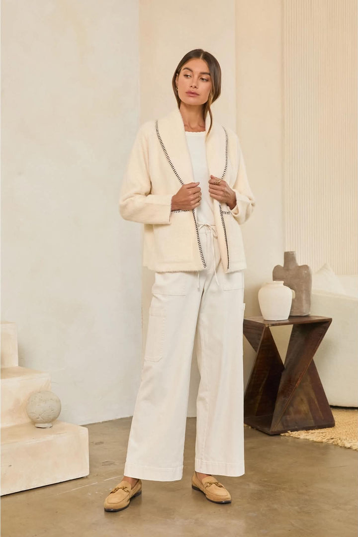 Kayla Open Front Cardigan