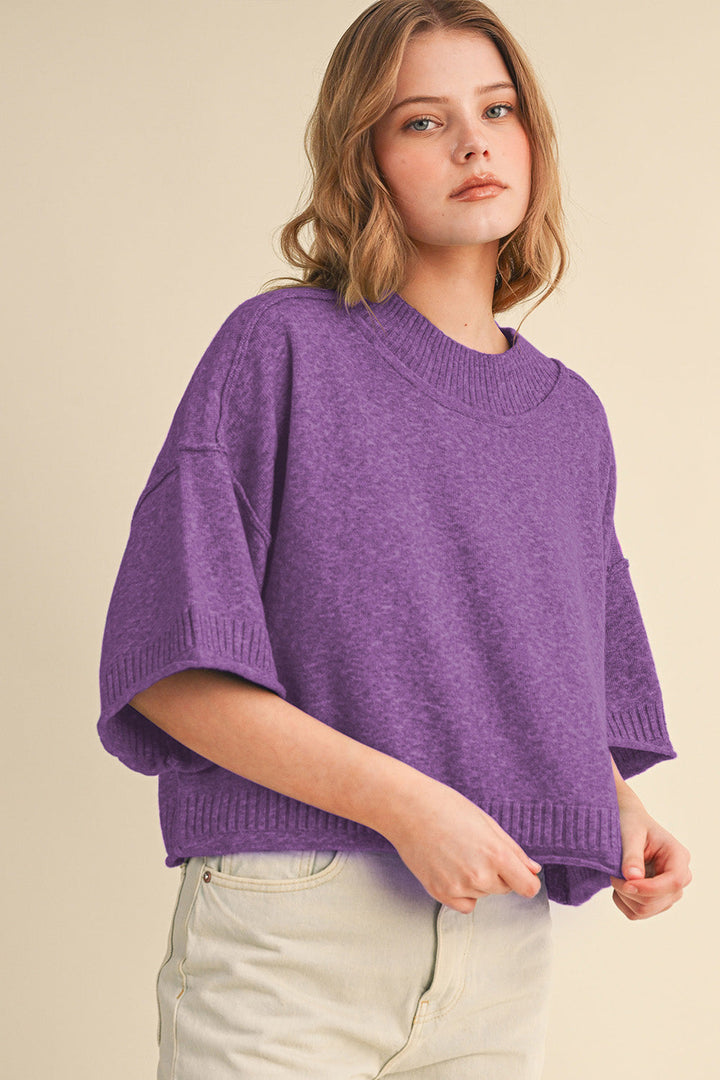 Laurel Mock Neck Sweater