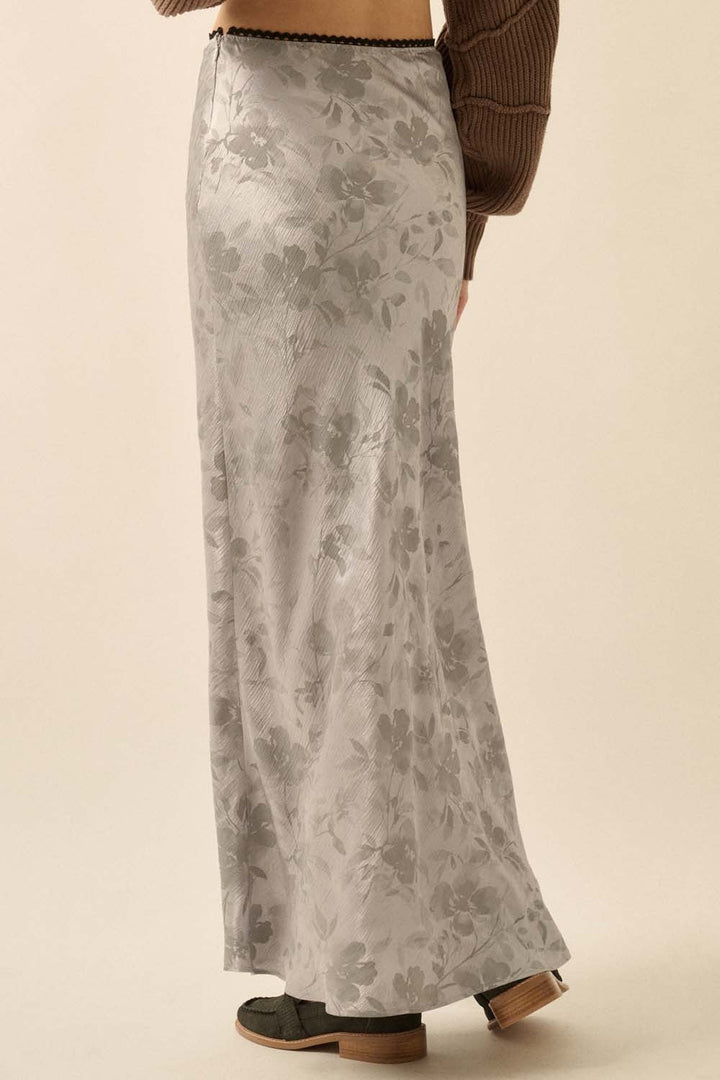 Darla Satin Maxi Skirt