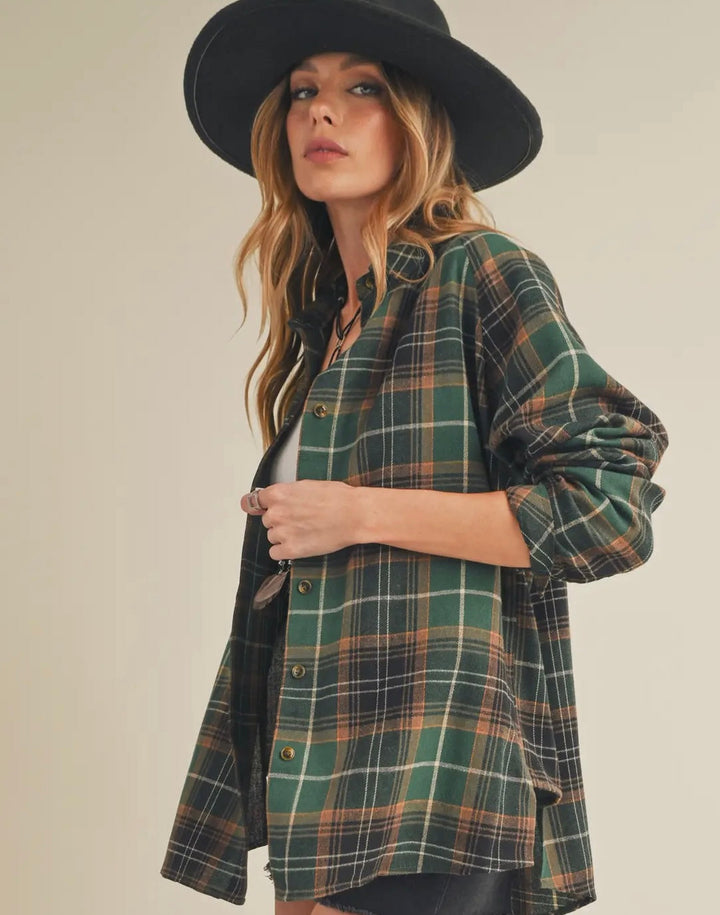 Lizzie Flannel Top