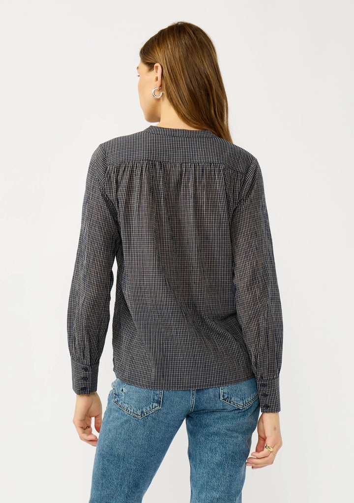 Wallace Checkered Blouse