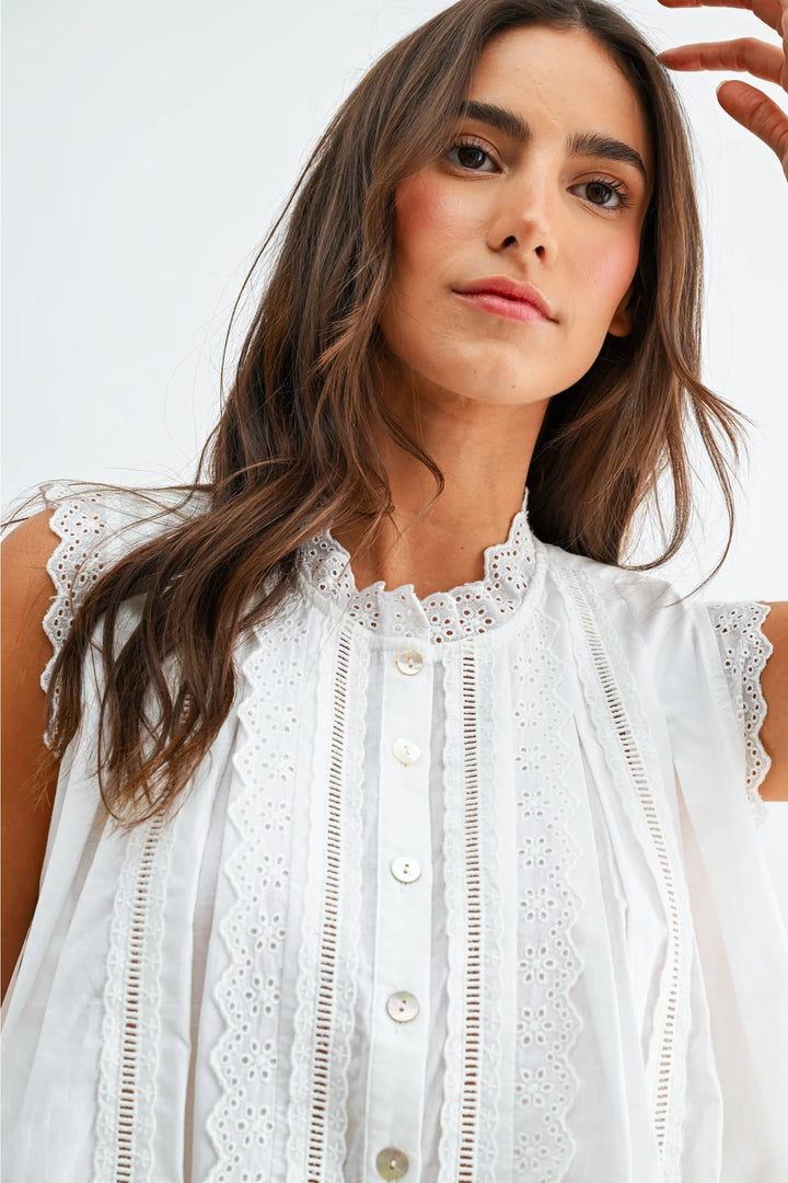 Monica Sleeveless Blouse