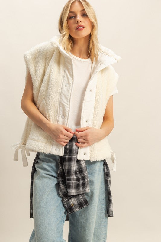 Aspen Oversized Sherpa Vest
