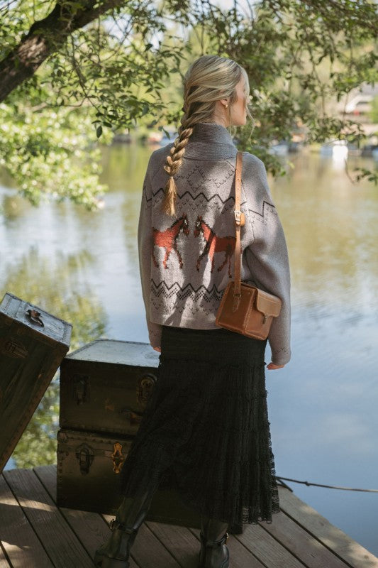 Saddle Up Cardigan Sweater