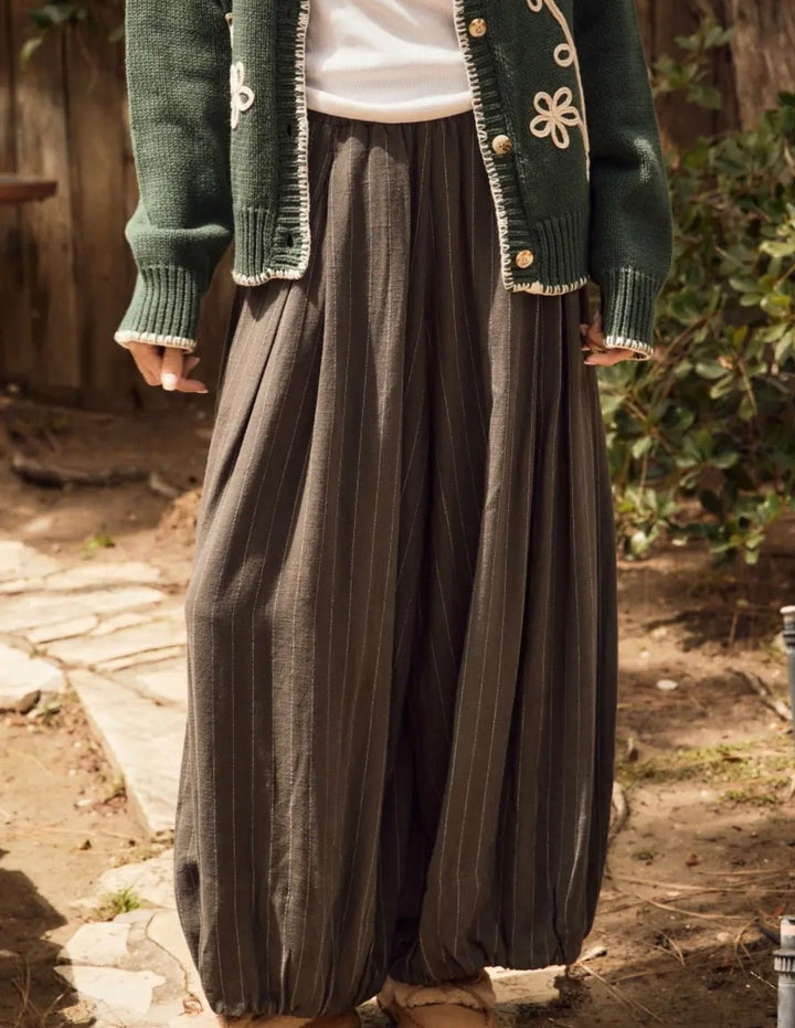 Penny Striped Balloon Pants
