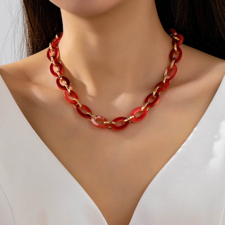 Resin Link Necklace