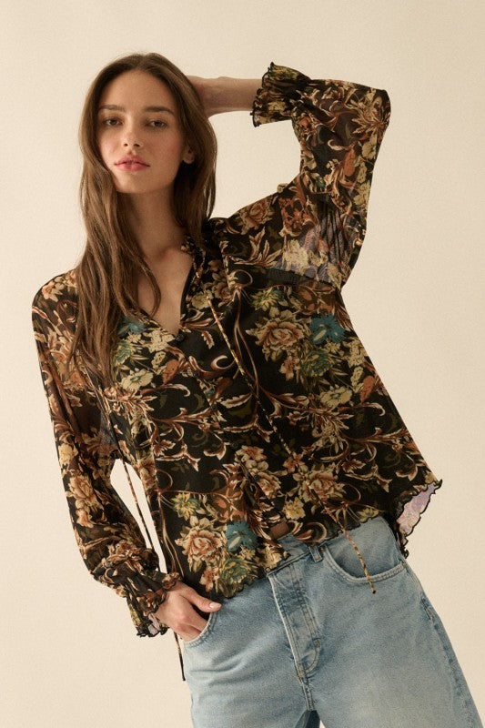 Mandy Floral Top