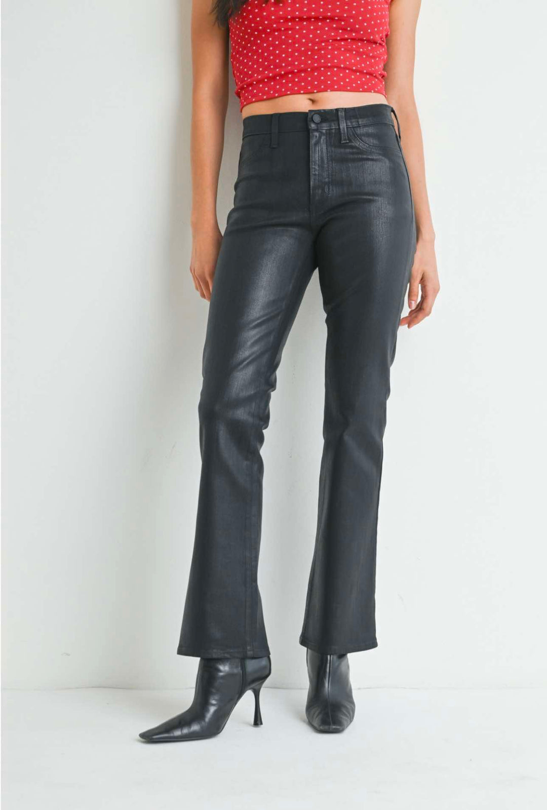 Coated Slim Bootcut