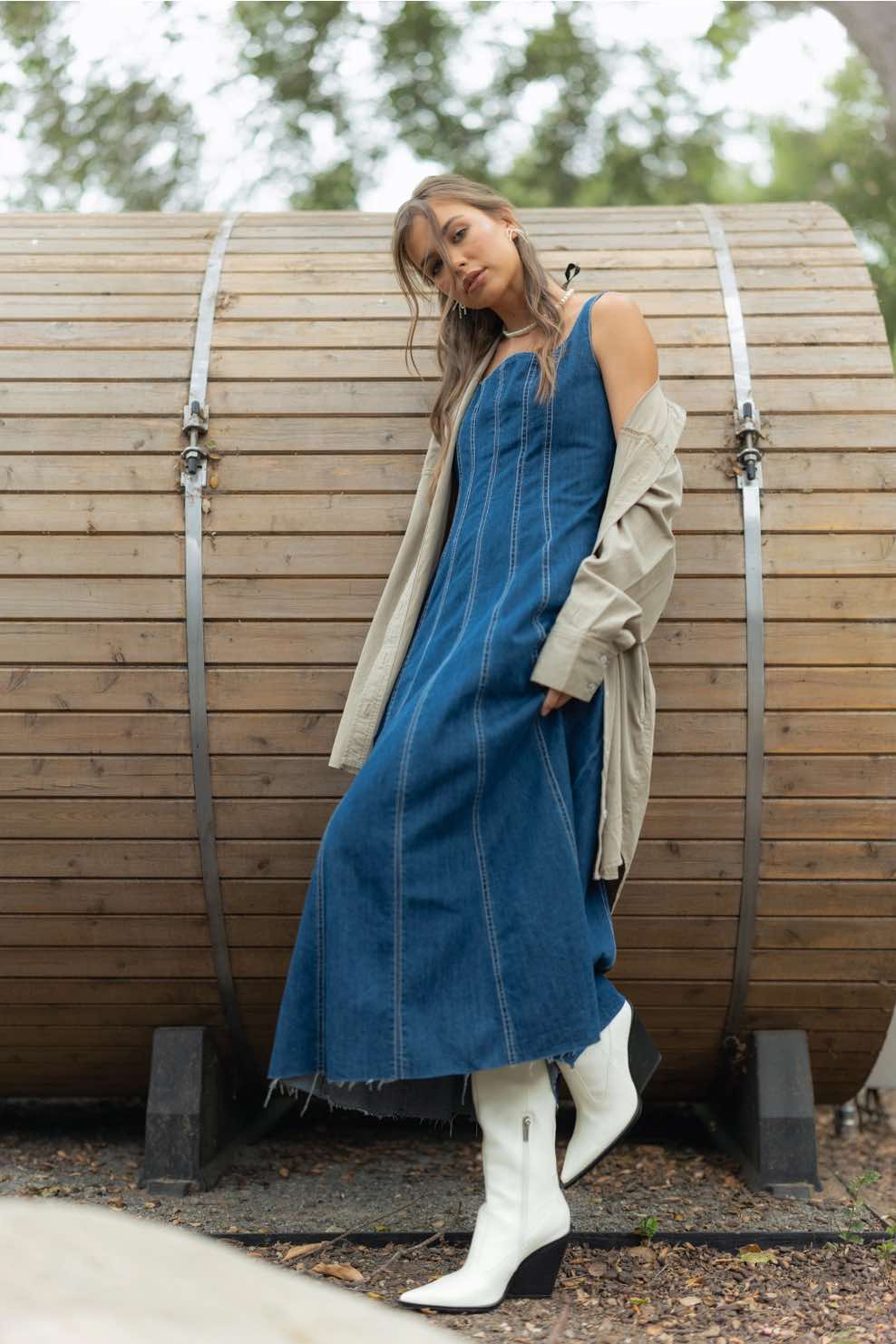 Nova Denim Maxi