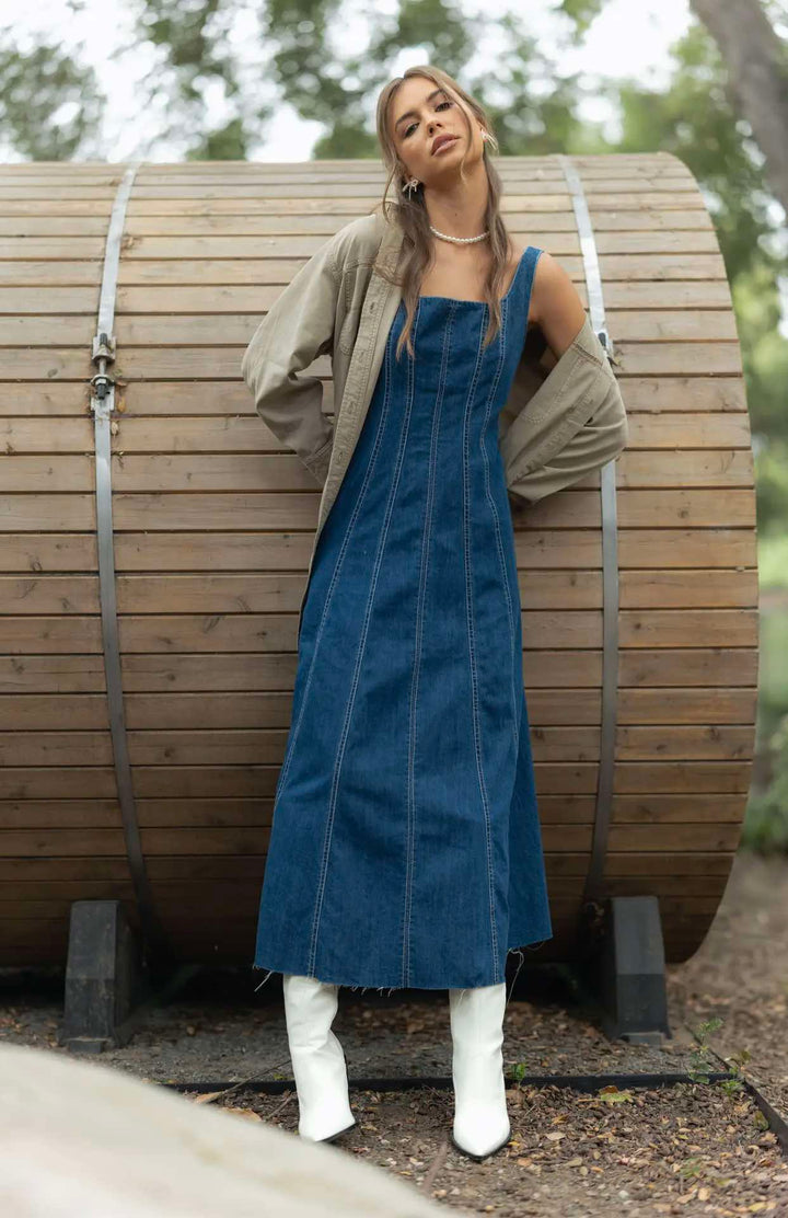 Nova Denim Maxi