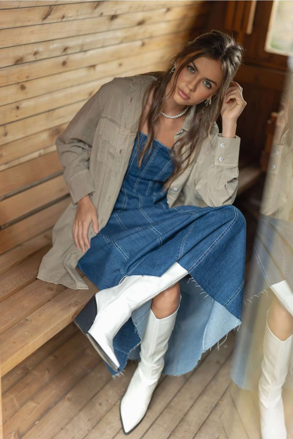 Nova Denim Maxi