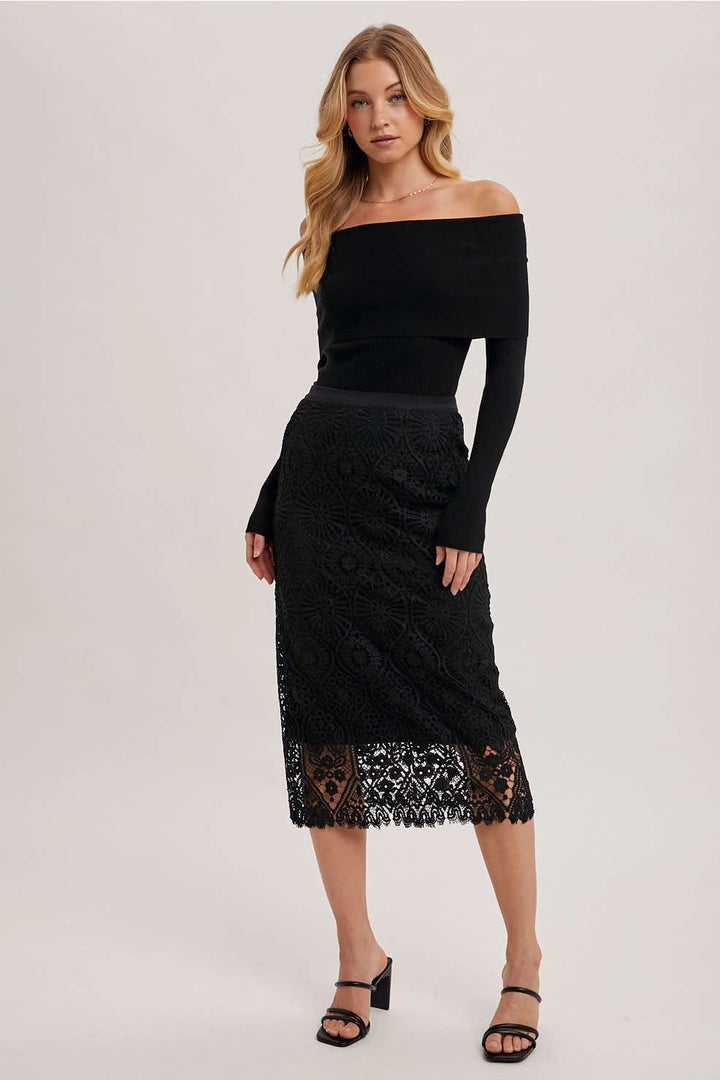 Adele Lace Midi