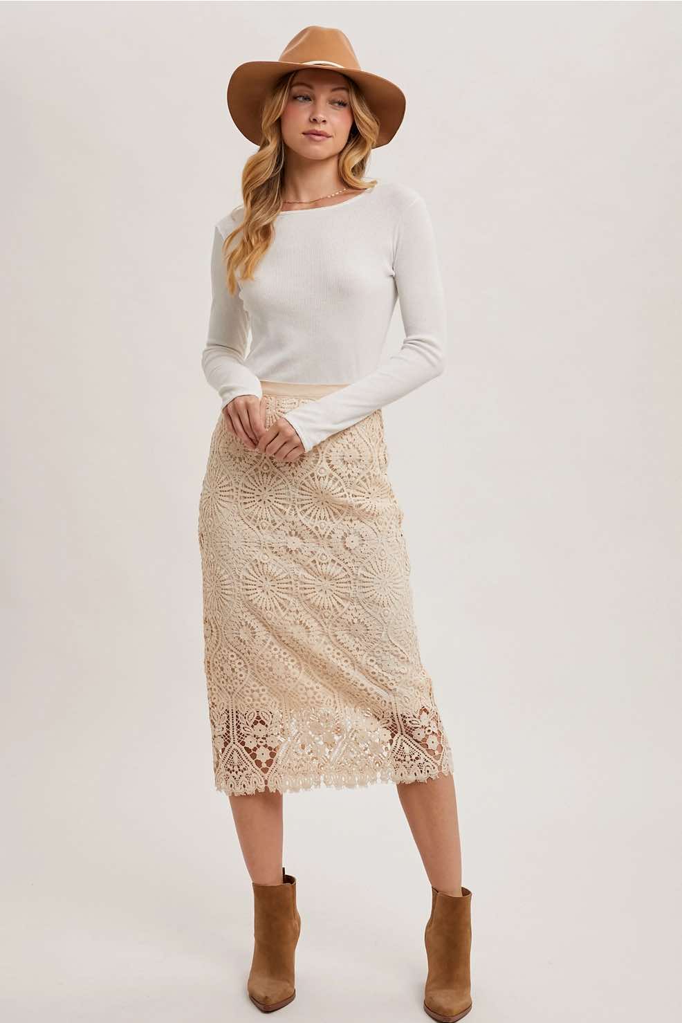 Adele Lace Midi