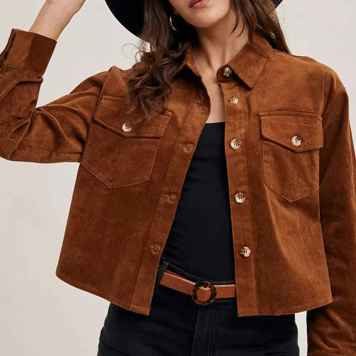 Cara Corduroy Shacket