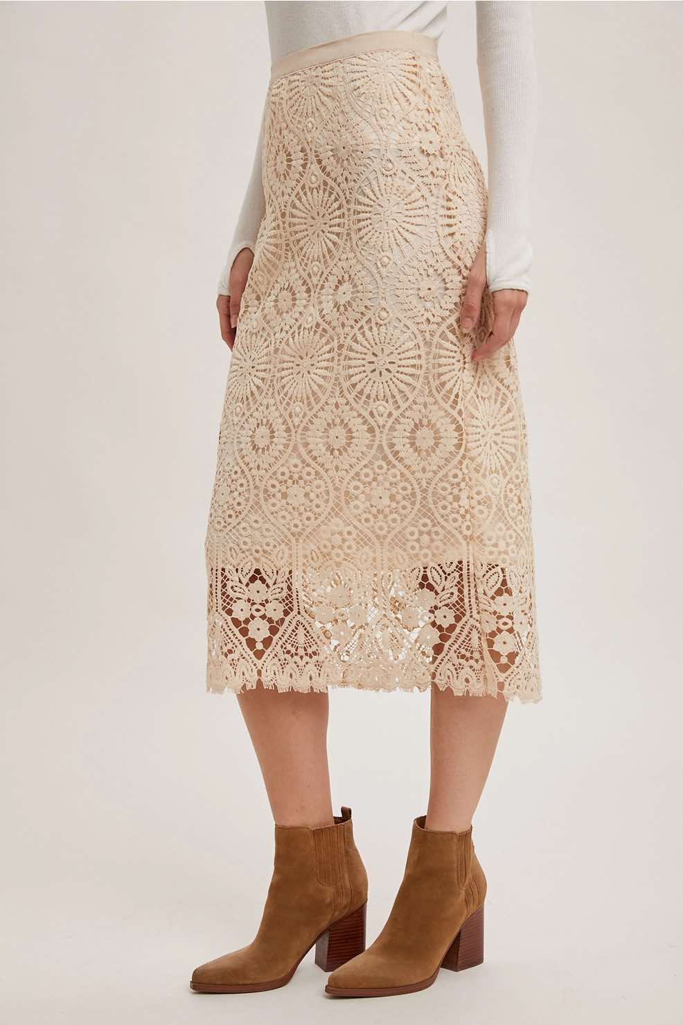 Adele Lace Midi