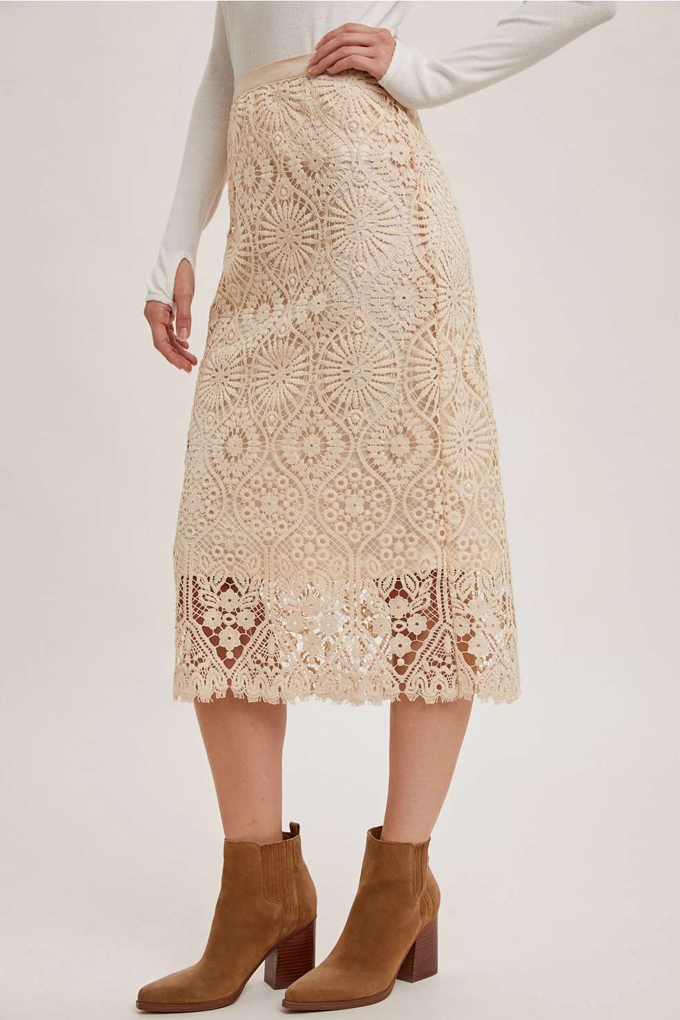 Adele Lace Midi