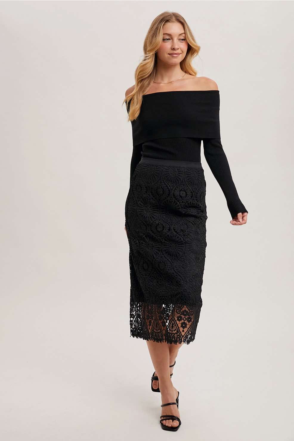 Adele Lace Midi