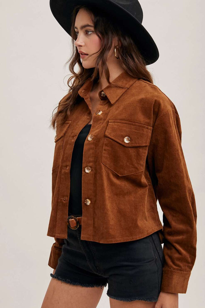 Cara Corduroy Shacket