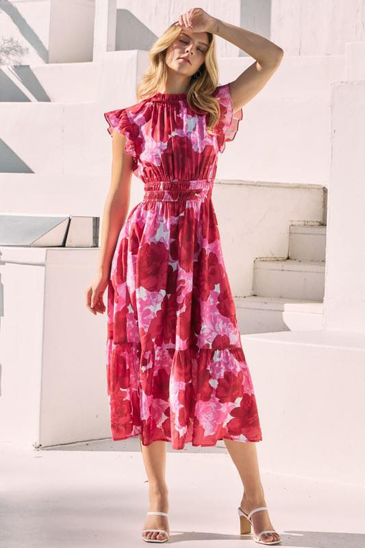 Blushing Meadow Midi