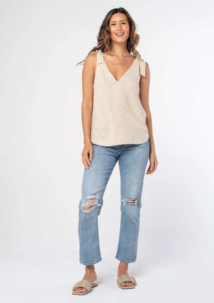 Nora Tie Shoulder Tank