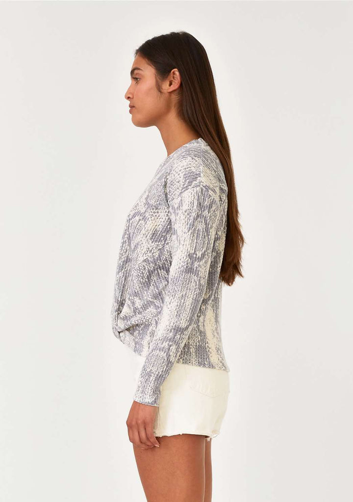 Cloud Twist Front Sweater