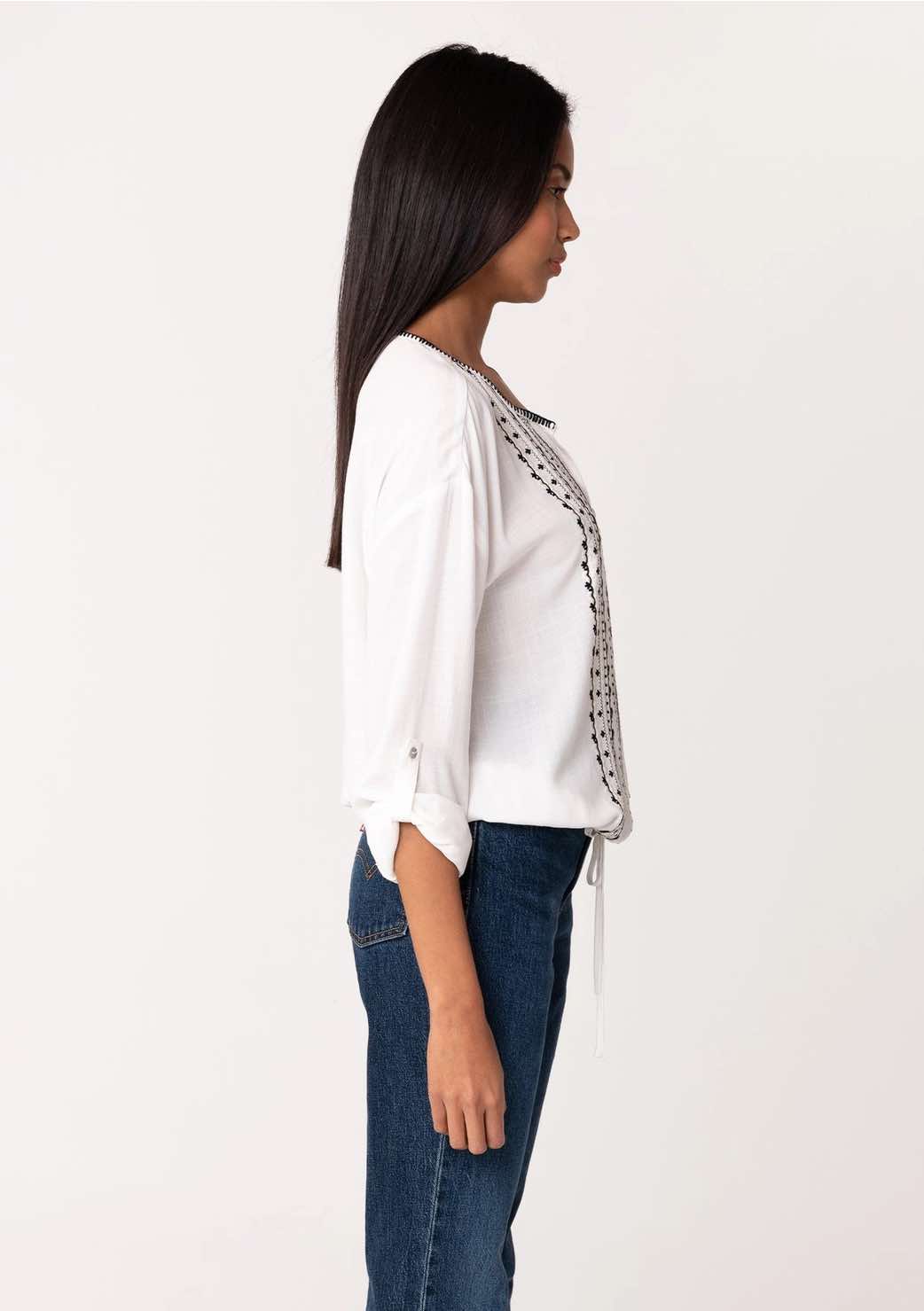 Aria Embroidered Blouse