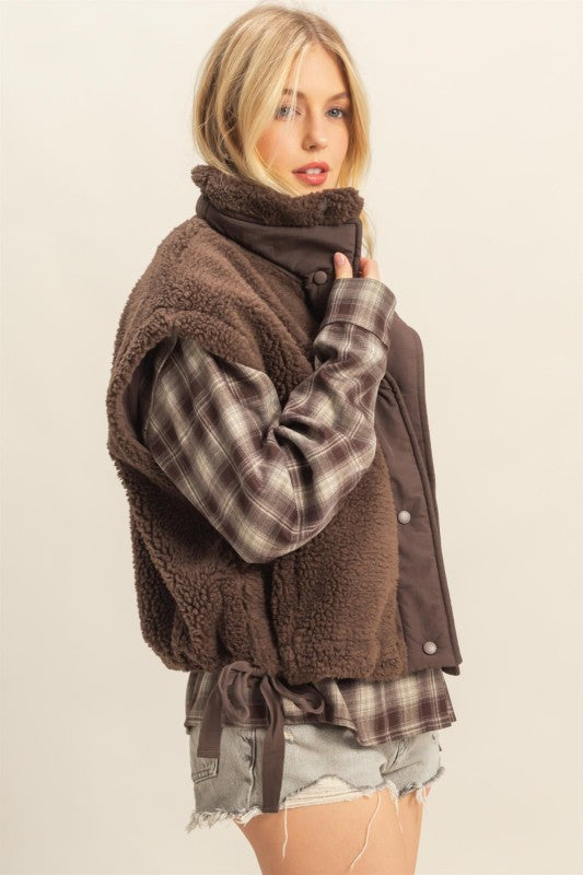 Aspen Oversized Sherpa Vest
