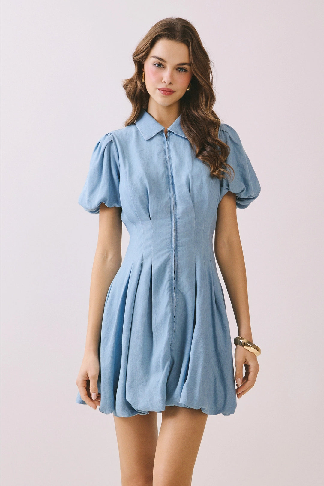 Bubble Skirt Mini Dress