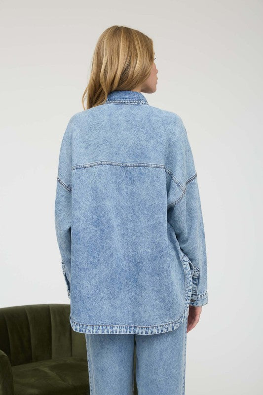 Victoria Denim Top