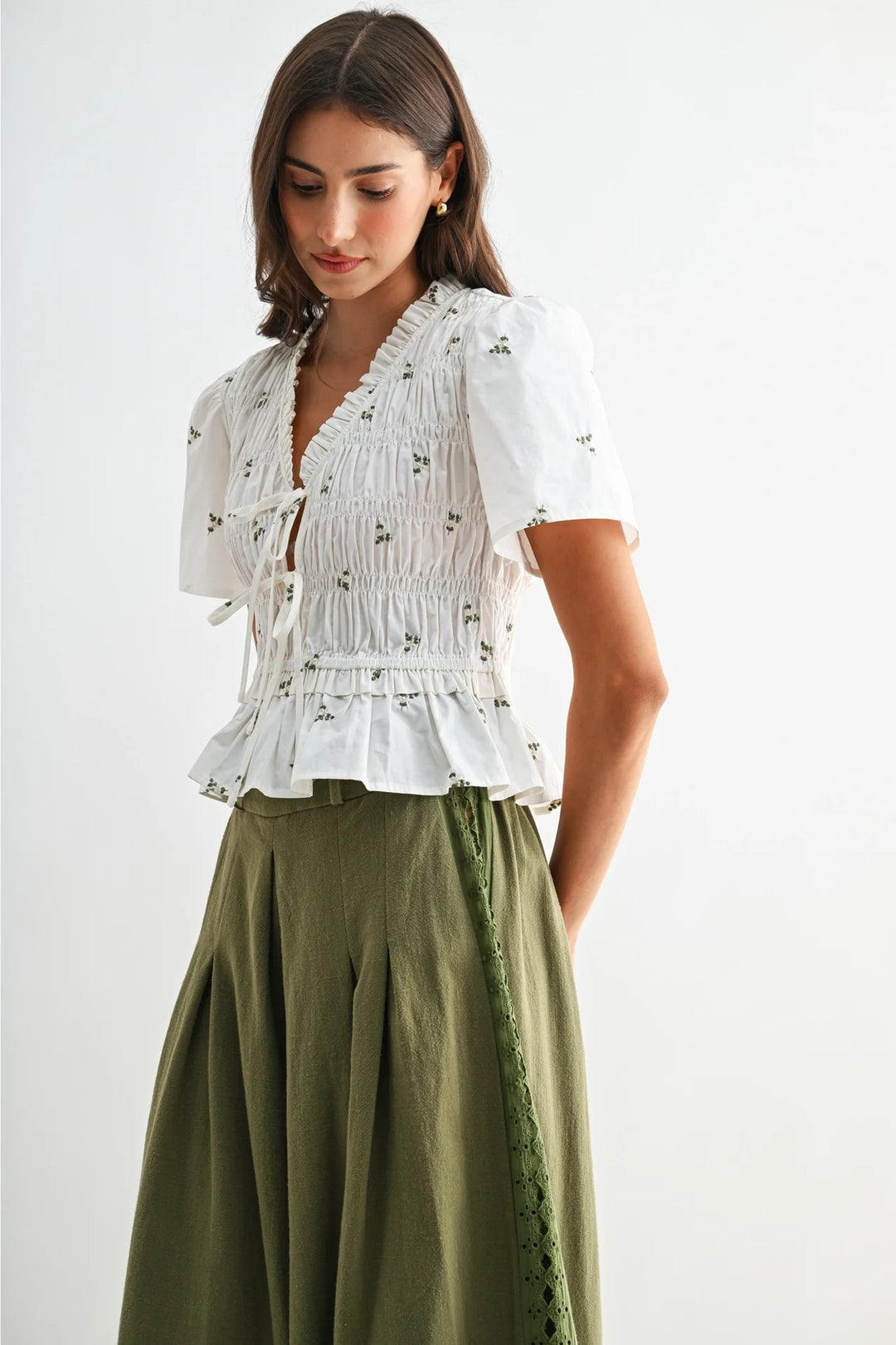 Sofia Peplum Blouse