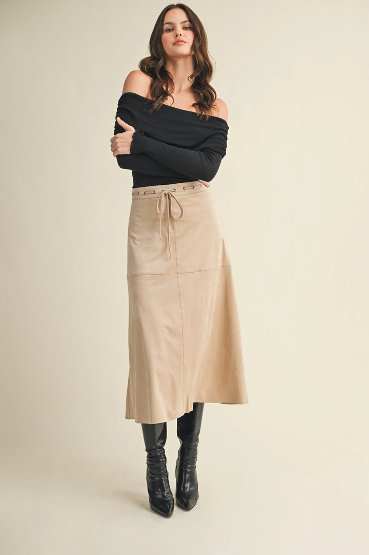 Aurelia Suede Midi