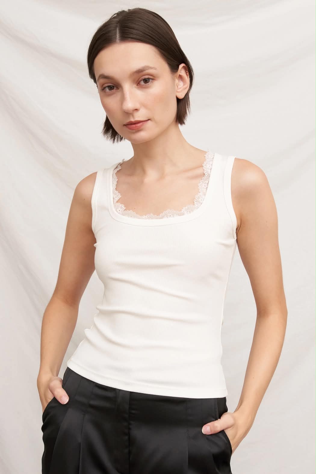 Gail Ribbed Tank