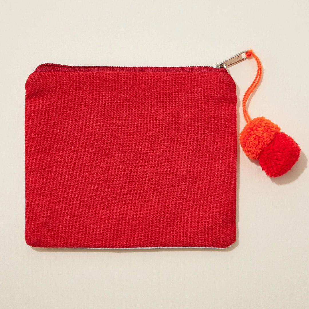 Sea Corals Beaded Pouch
