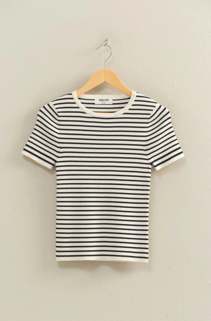Ali Ribbed Crew Neck
