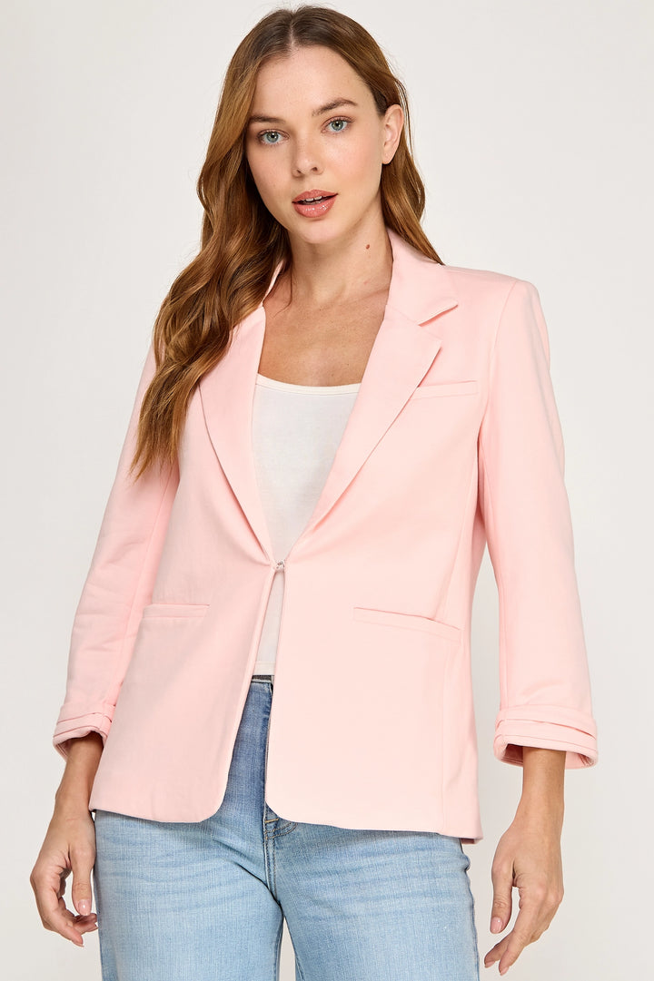 Brielle Open Front Blazer