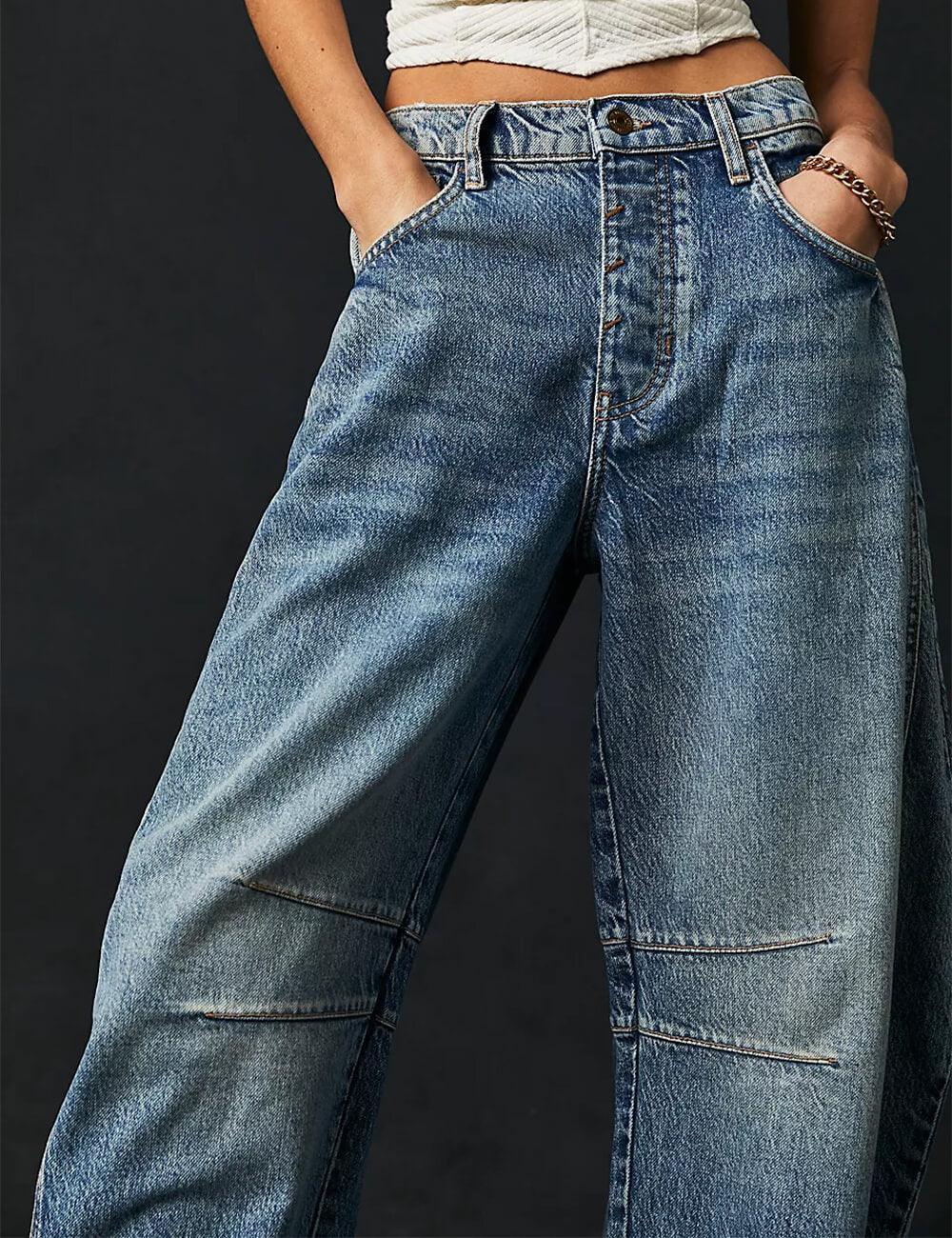 Aster Barrel Denim