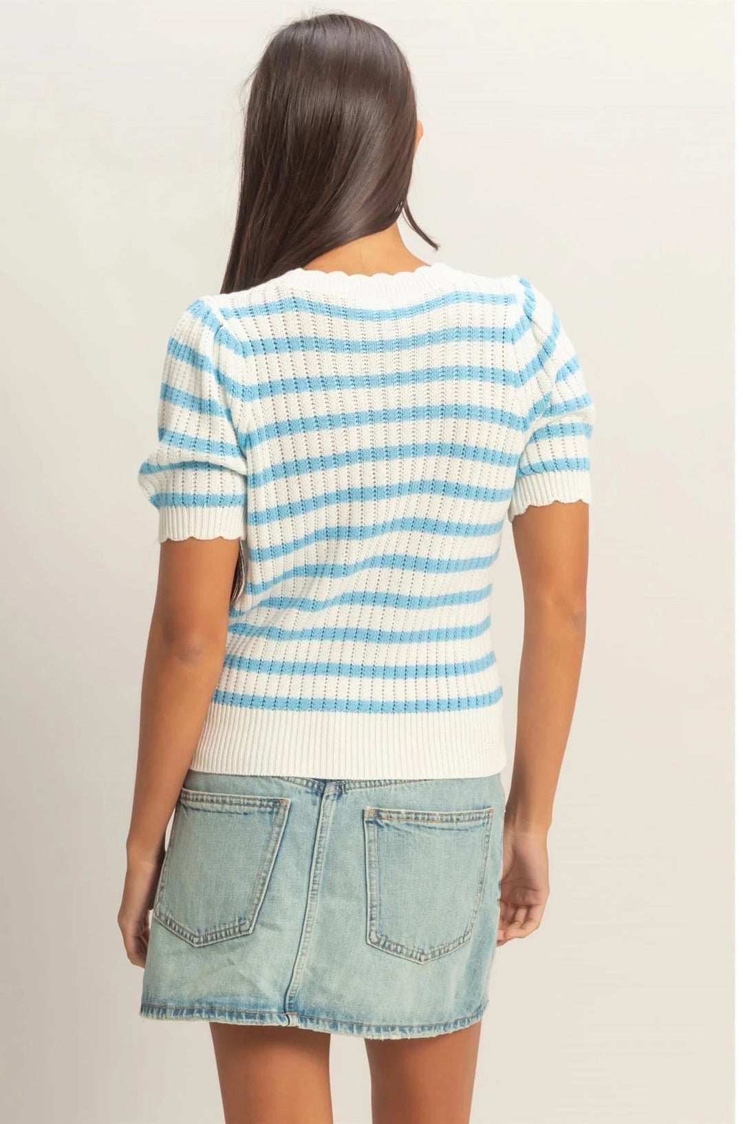 Ocean Breeze Striped Top