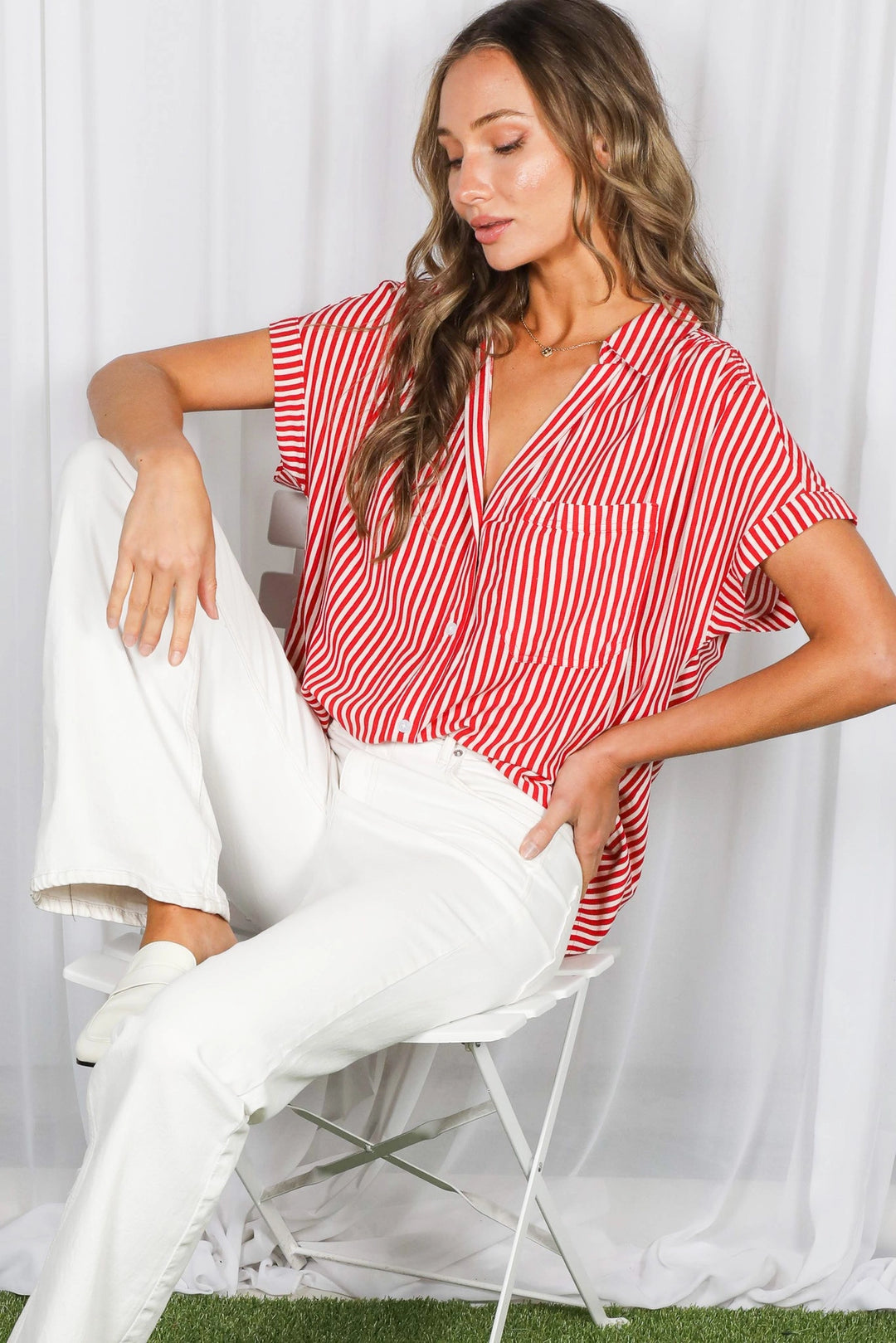 Gabriella Button Down