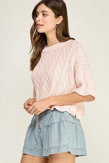 Rey Cable Sweater