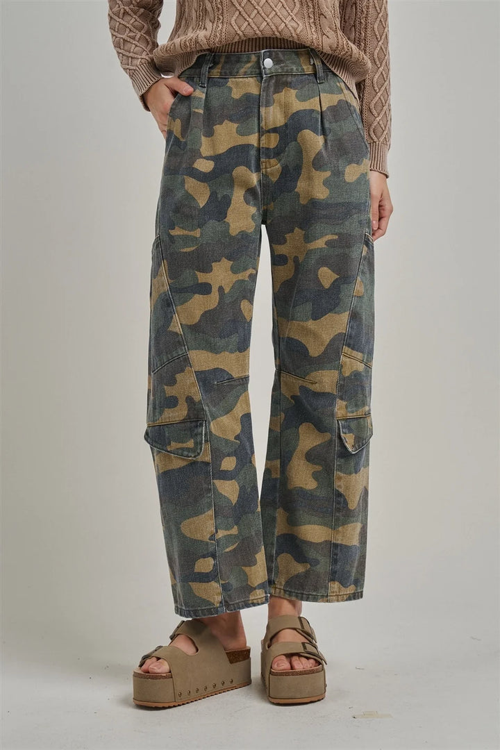 Monica Camouflage Cargo pants