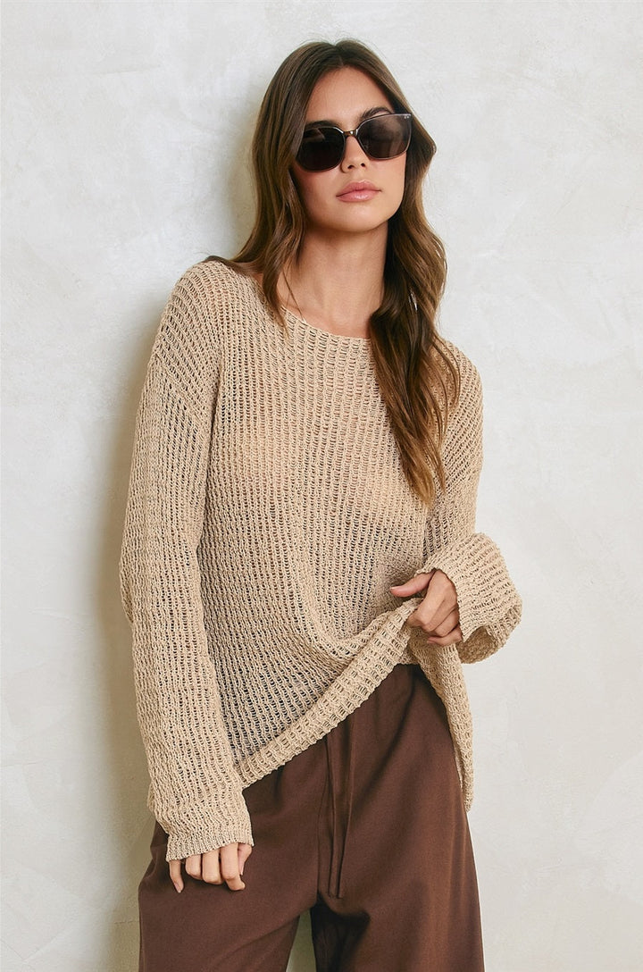 Ramona Open Knit Sweater