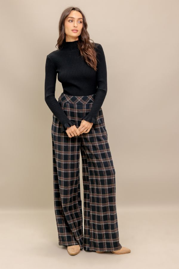Late Sunday Plaid Pants