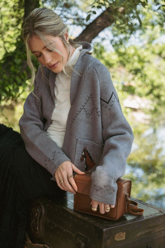 Saddle Up Cardigan Sweater