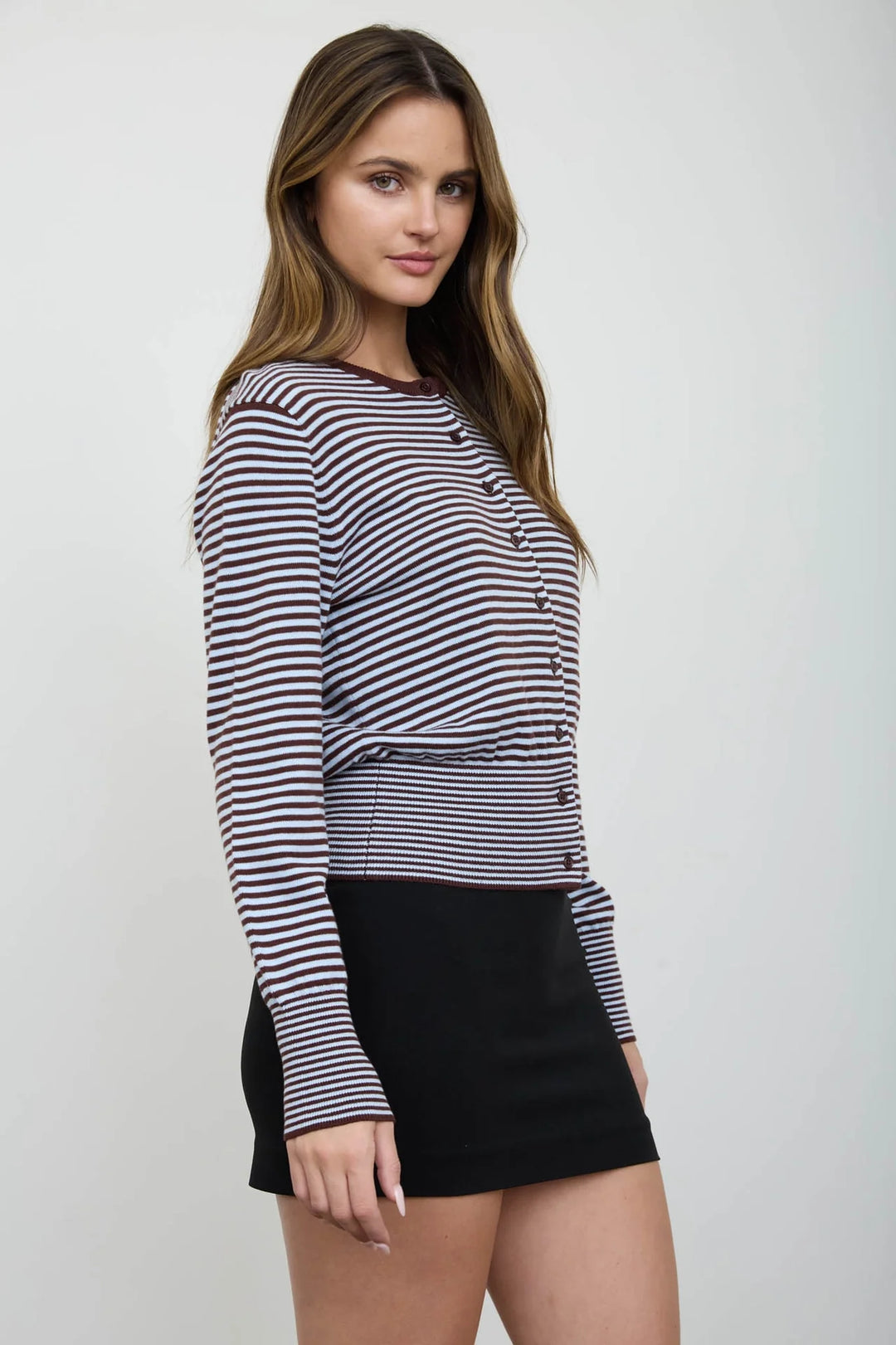 Linda Stripe Cardigan