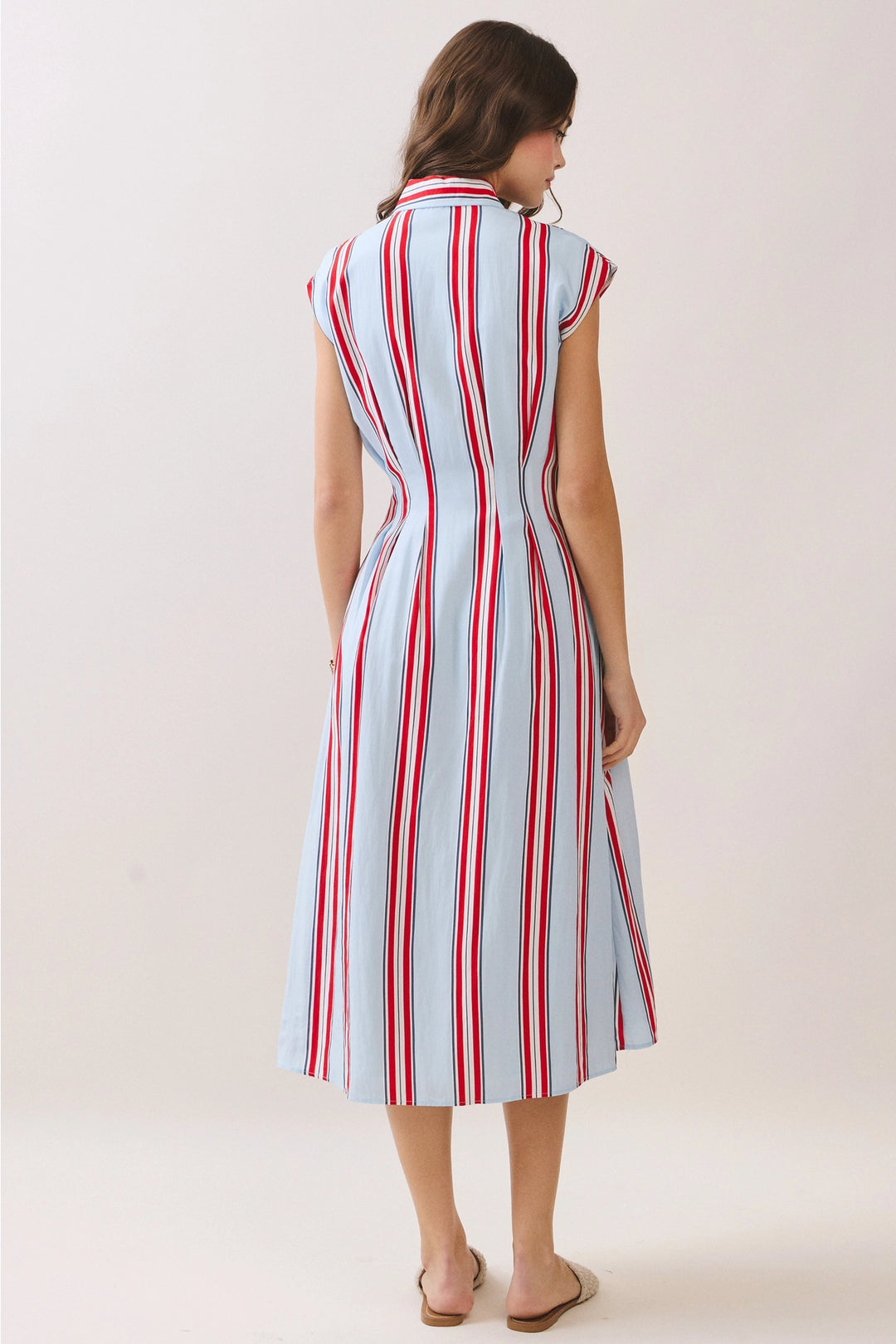 Nora Button Down Midi