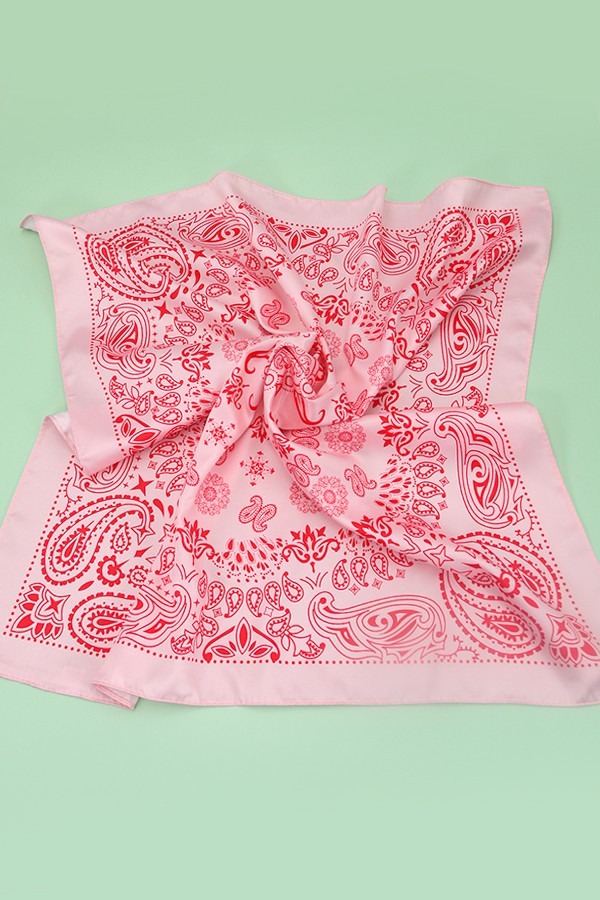 Blush Paisley Scarf