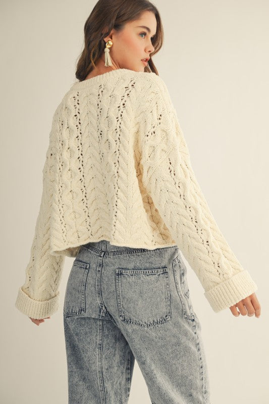 Tulip Cable Sweater